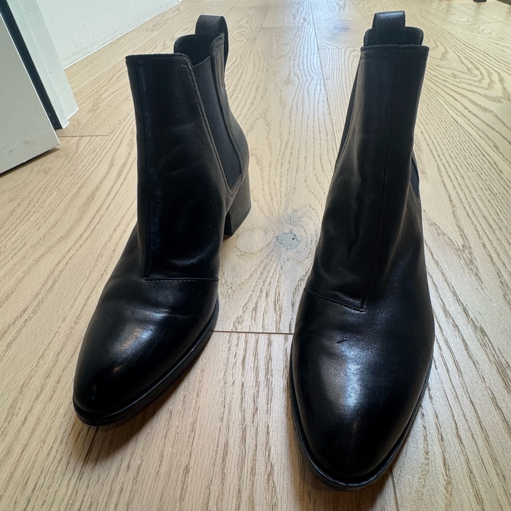 rag & bone Chelsea Black Heeled Boots